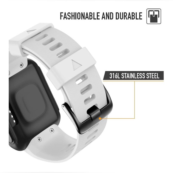 New NotoCity for Garmin Forerunner 35 Band Soft Silicone Replacement Watch Strap - Picture 3 of 5